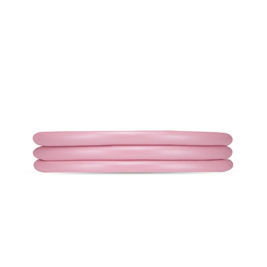 Slim Læderarmbånd - Pink